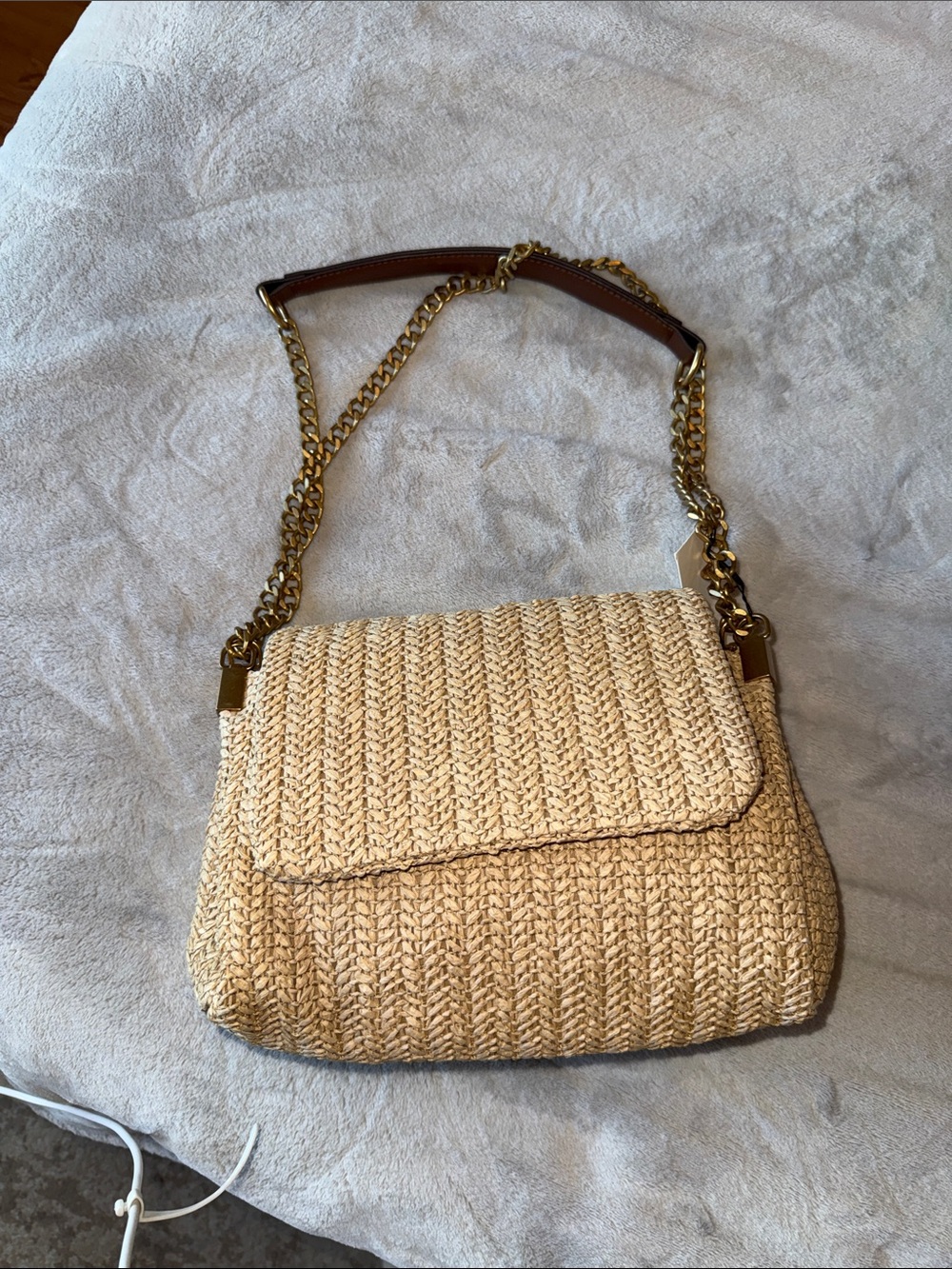 ZARA Braided Woven Crossbody Shoulder Bag 6085/710/111